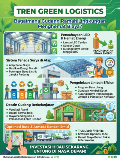 Tren Green Logistics: Bagaimana Gudang Ramah Lingkungan Menghemat Biaya?