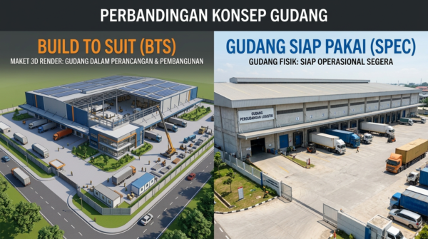 Build to Suit vs Gudang Siap Pakai